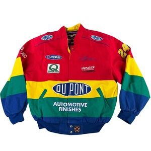 VTG‎ Jeff Gordon Jacket XXL Rainbow Warrior Dupont NASCAR Racing 24  JH Design